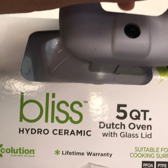 Lilac Bliss Non stick Dutch Oven lid glass 5 qt - Picture 4 of 7